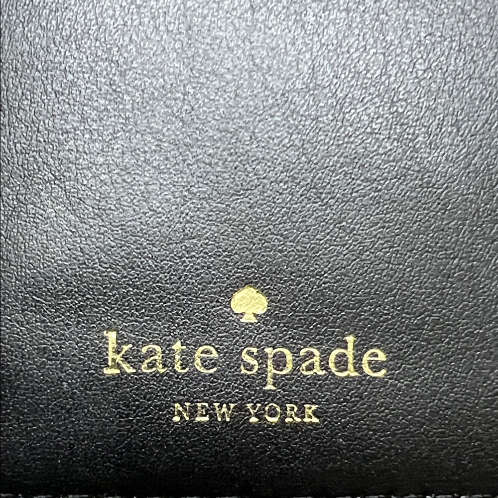 Kate Spade Black and Pink Floral Wallet - Picture 4 of 5